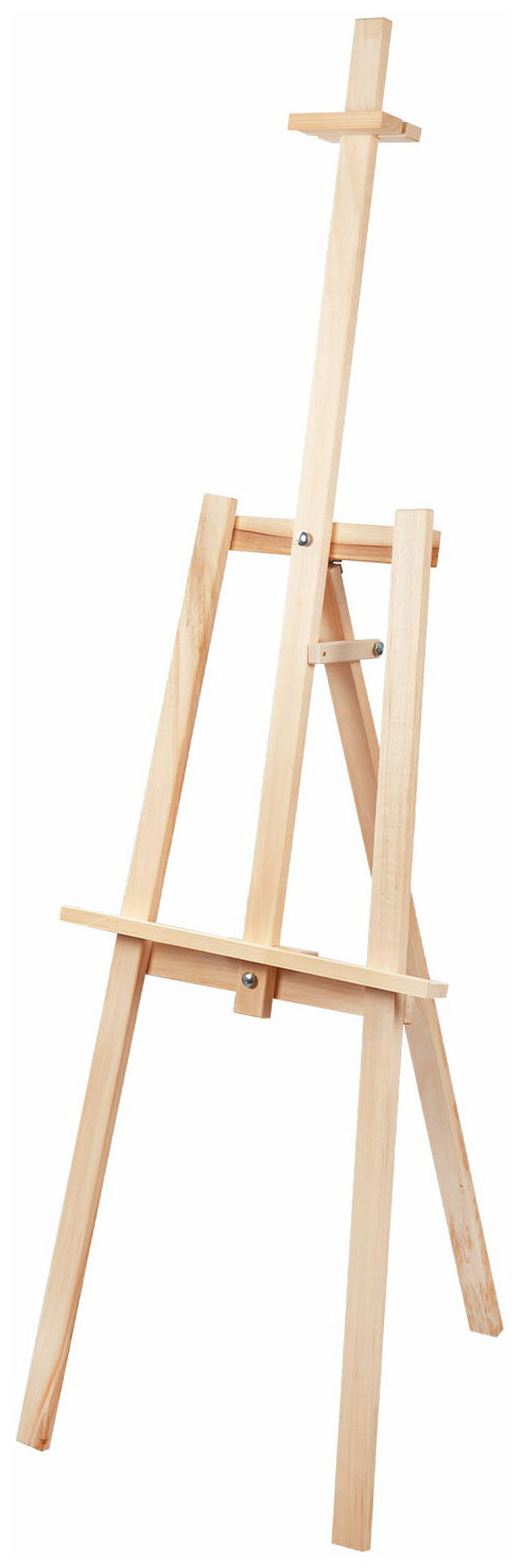 Изображение товара Мольберт напольный из липы Brauberg ART DEBUT Лира 67х162х48см высота холста до 100см 192337