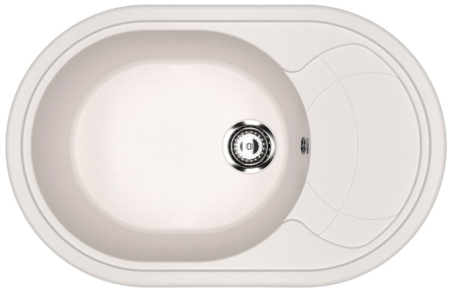 Изображение товара Кухонная мойка Ulgran U-610/белый (U-610-331) из искусственного мрамора
