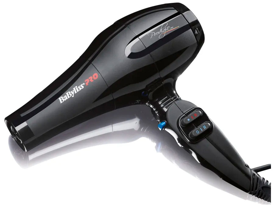 Фен Babyliss Pro Prodigio, черный, BAB6710RE Фен Babyliss Pro Prodigio, черный, BAB6710RE