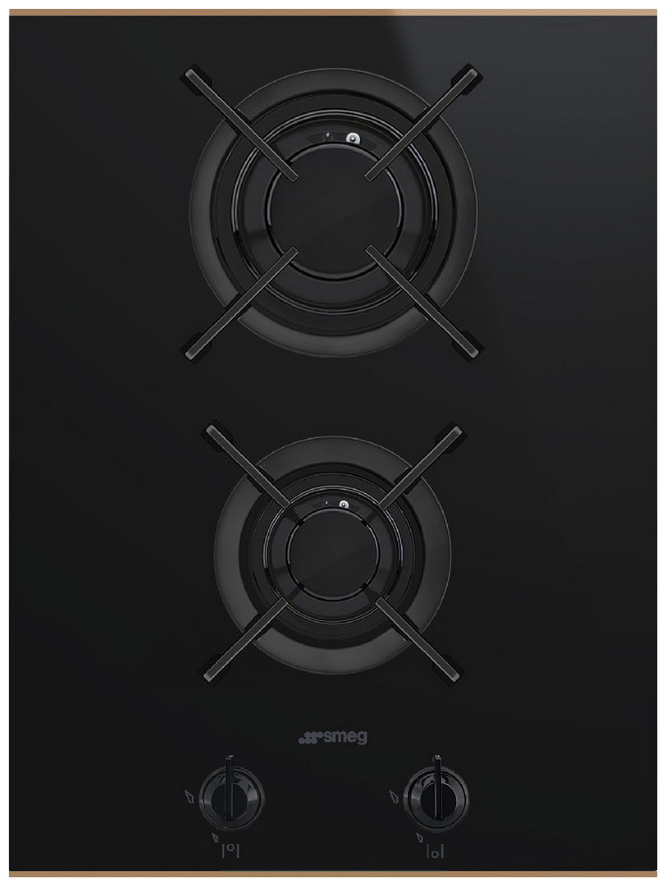 Изображение товара Газовая варочная панель Smeg PV 632 CNR 2 конфорки стеклокерамика Италия