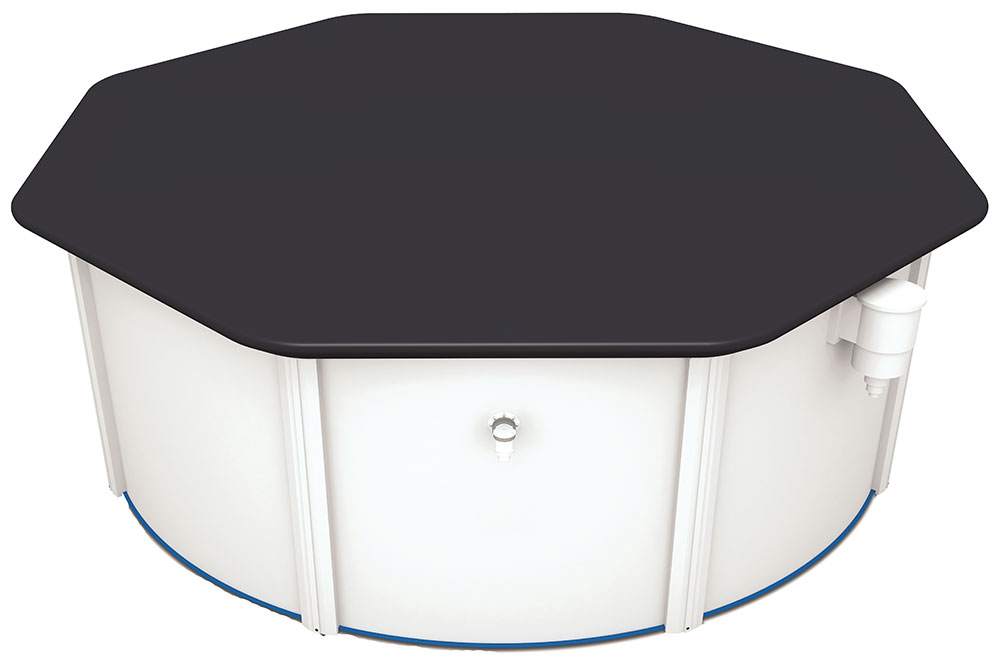 Изображение товара Тент для стальных бассейнов BestWay 430 см, черный, крепление шнурами