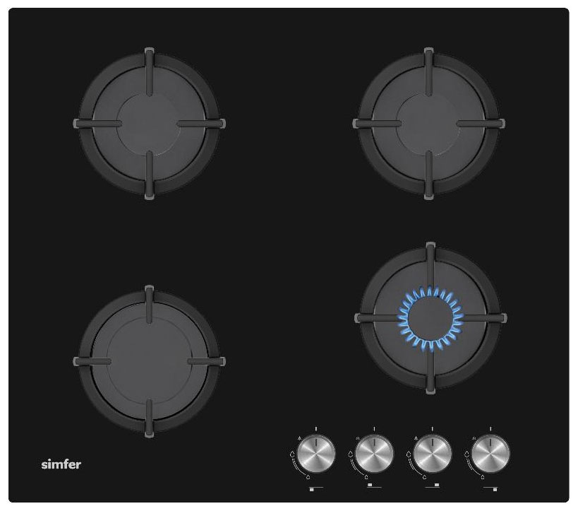 Газовая варочная панель Simfer H60N40B416