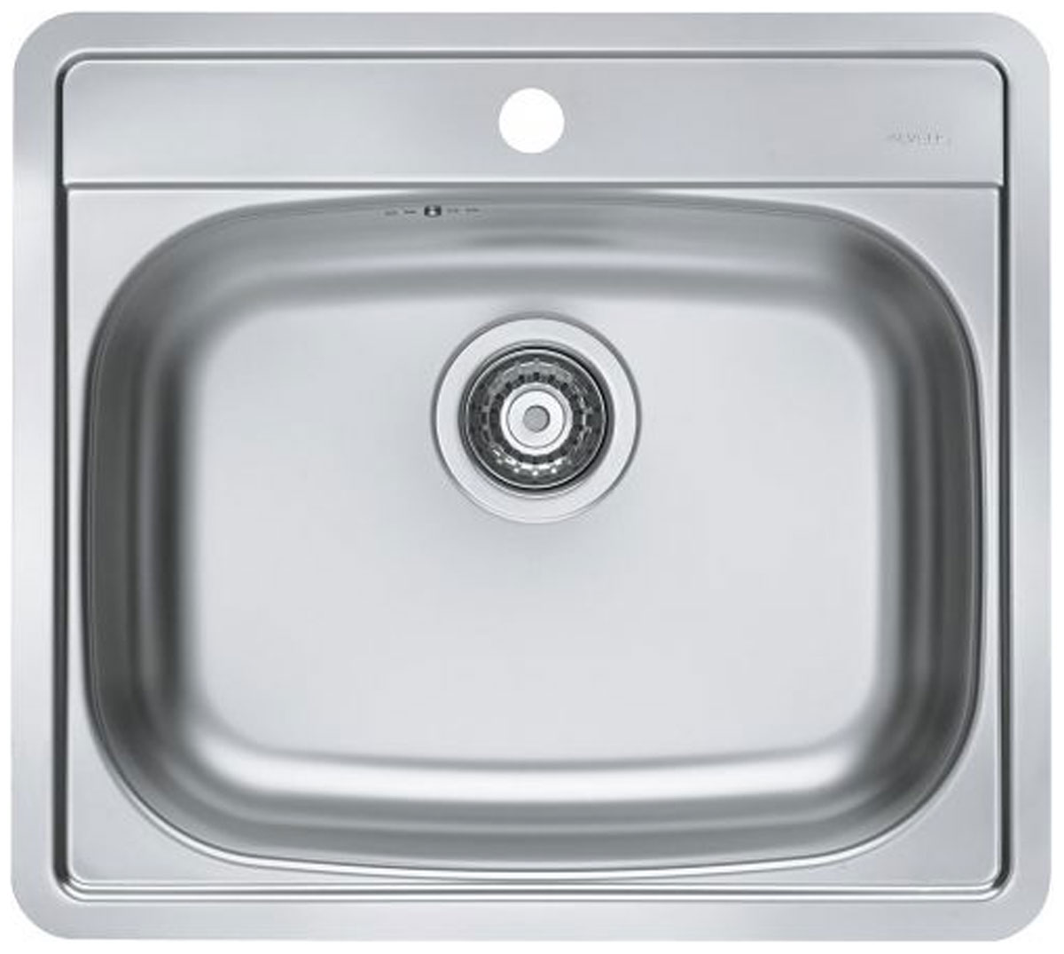 Изображение товара Кухонная мойка Alveus MORE 10 NAT 90 560X500 1X с сифоном из нержавеющей стали