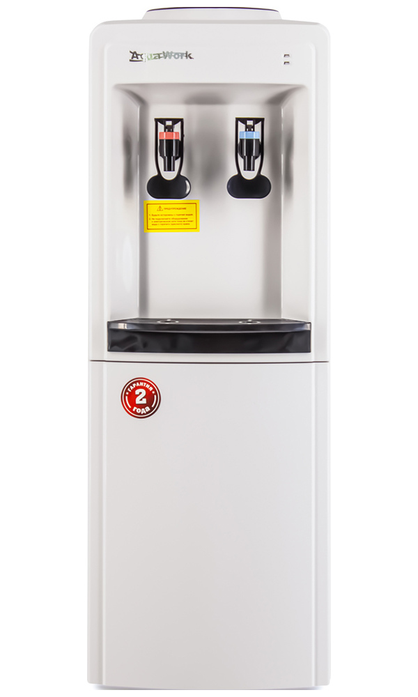 Изображение товара Кулер для воды Aqua Work 0.8LKR (бело-черный) нагрев, нажим кружкой (27945)