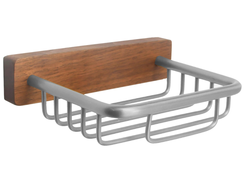 Изображение товара Мыльница Bronze de Luxe FOREST матовый хром латунь дерево 10703C