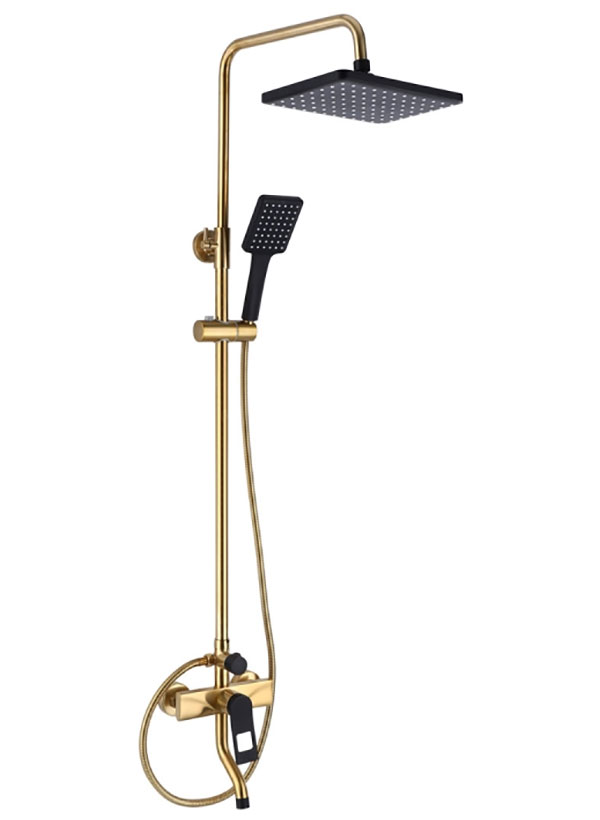 Изображение товара Душевая система Bronze de Luxe Element, матовое золото (EL77/1GB)
