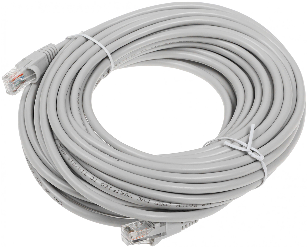 Изображение товара Патч-корд Buro UTP-5E-15M-G RJ-45 (m)-RJ-45 (m) серый cat5E 15м cable