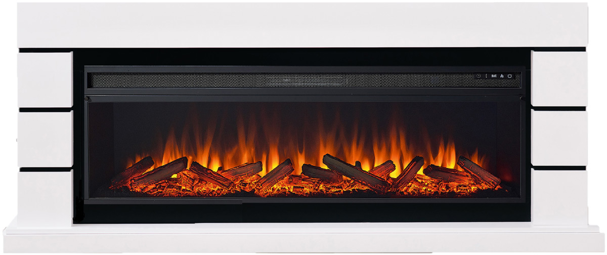 

Каминокомплект Elekam Caskade с очагом Pulsar 60, белый