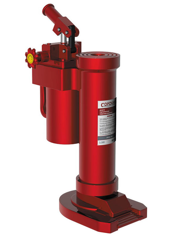 Изображение товара Домкрат двухступенчатый Сорокин 5 т (3.355)