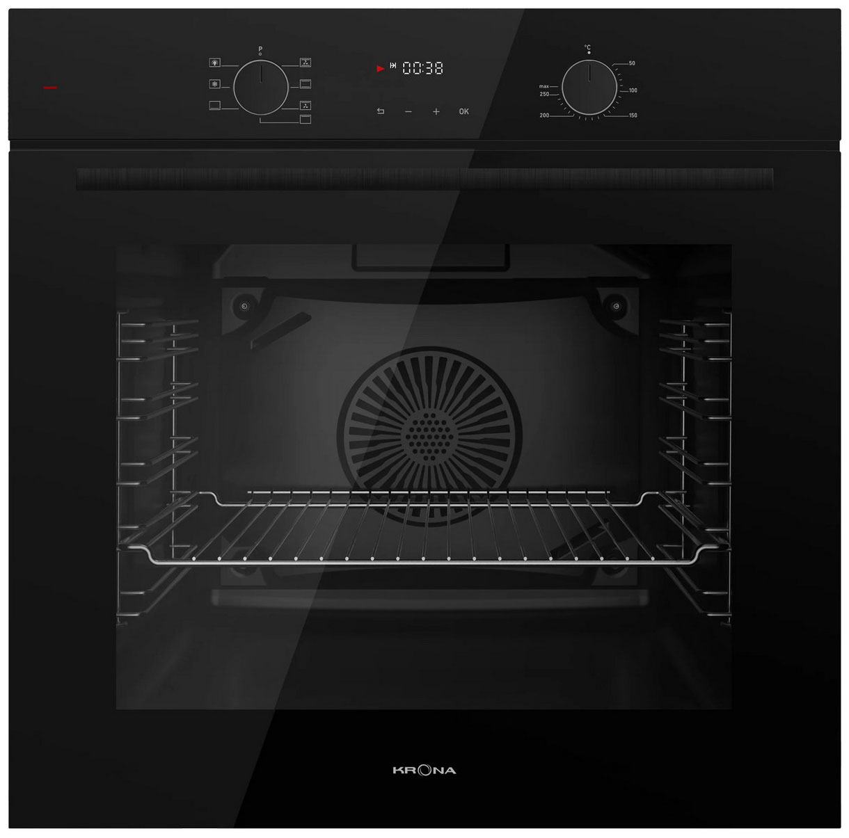 

Электрический духовой шкаф Krona LEGENDE 60 BL/BL, Черный