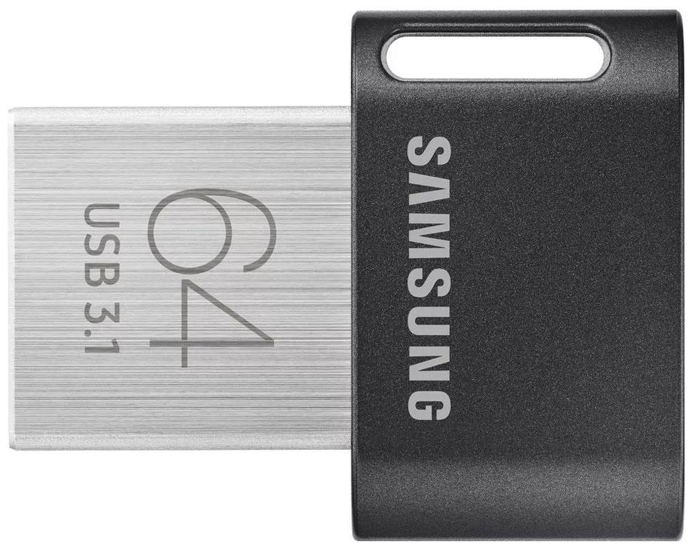 Изображение товара Samsung Fit Plus USB 3.1 64 Гб флеш-накопитель компактный надежный водонепроницаемый