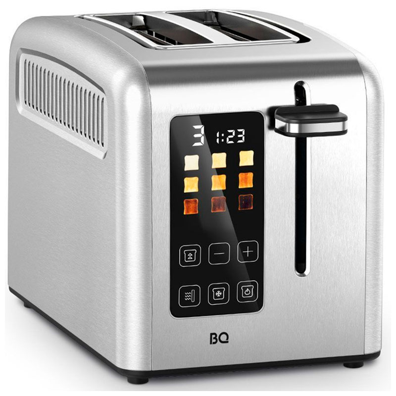 Изображение товара Тостер BQ T2002, cтальной/черный