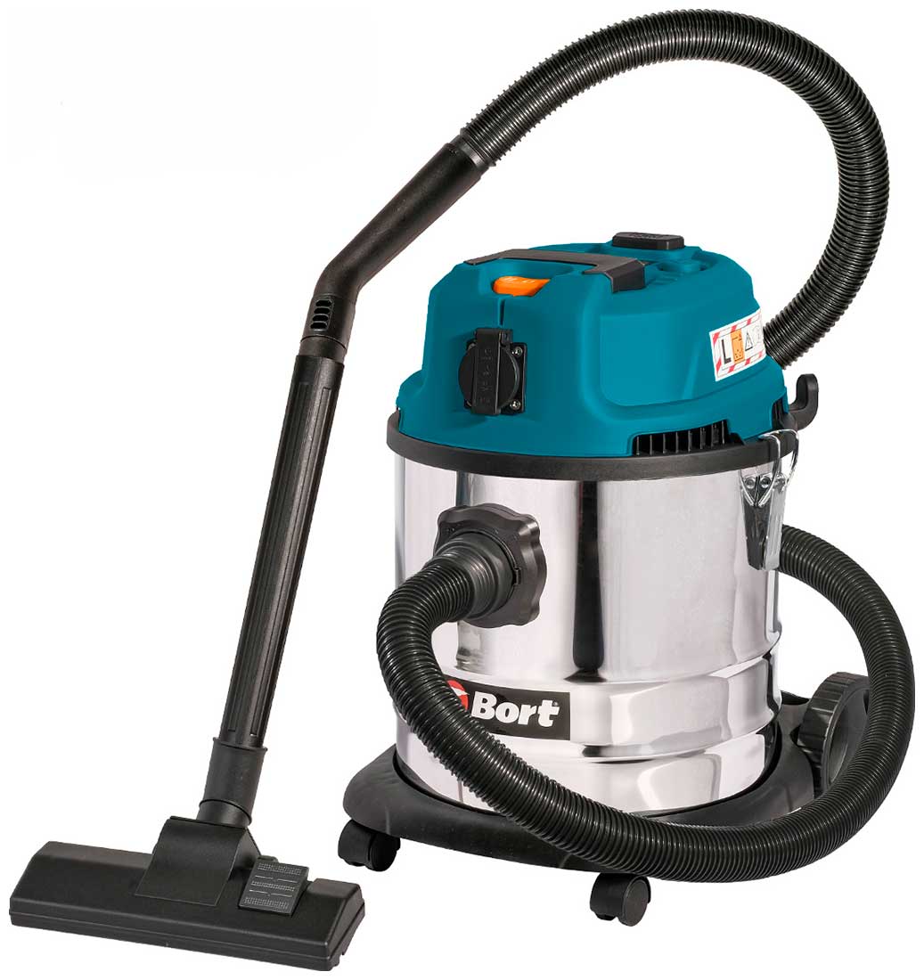 Изображение товара BORT BSS-1620-STORM строительный пылесос для влажной и сухой уборки 20л