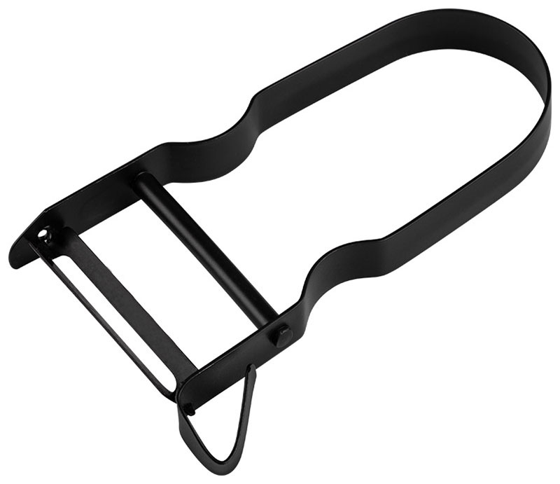 Изображение товара Овощечистка Mallony CLASSICO NERO, горизонтальное лезвие, черная, non-stick (105283) Изображение товара Овощечистка Mallony CLASSICO NERO, горизонтальное лезвие, черная, non-stick (105283)