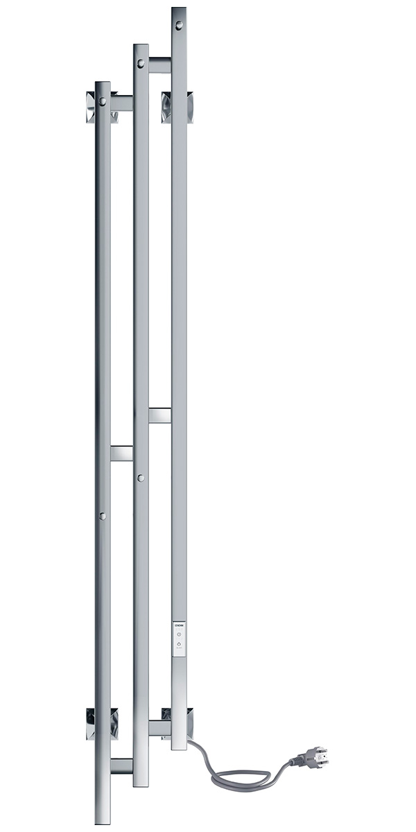 

Полотенцесушитель электрический Indigo Sky PRO, без полки, хром (LSKPRE150-17Rt), Нержавеющая сталь