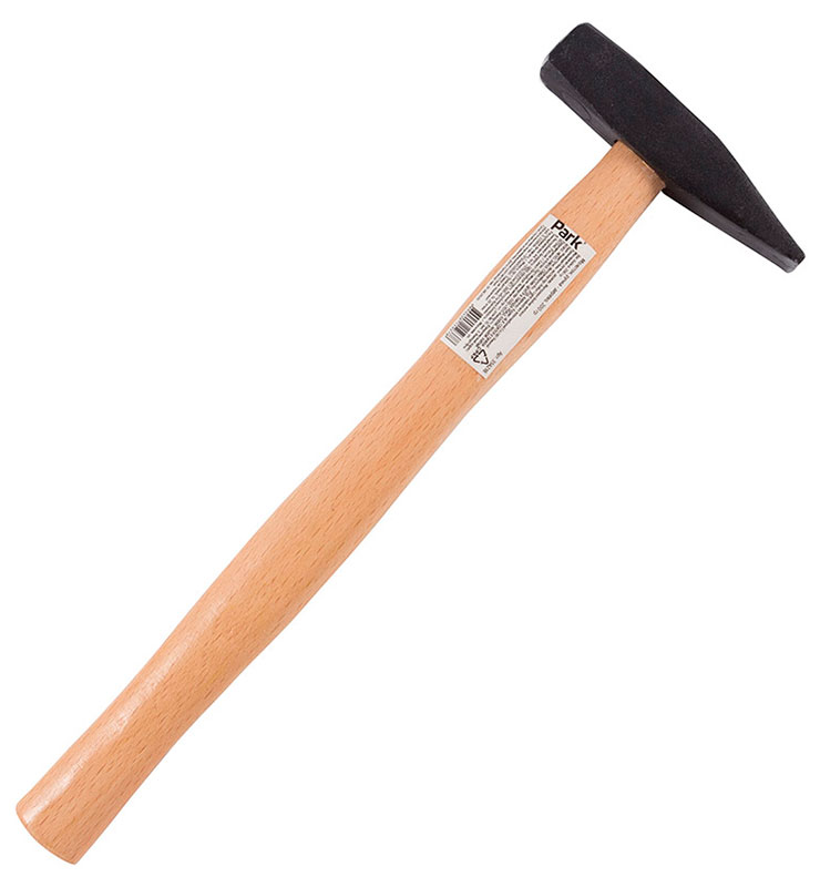 Изображение товара Молоток Park 200 г с деревянной рукояткой и металлическим бойком