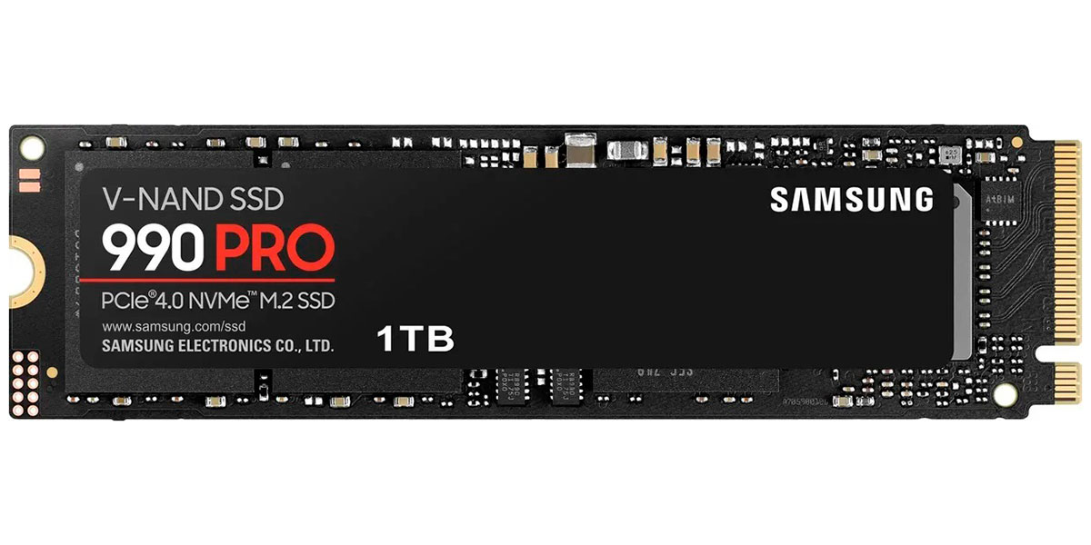 Изображение товара SSD накопитель Samsung M.2 990 PRO 1000 Гб PCIe 4.0 TLC высокие скорости и надежность