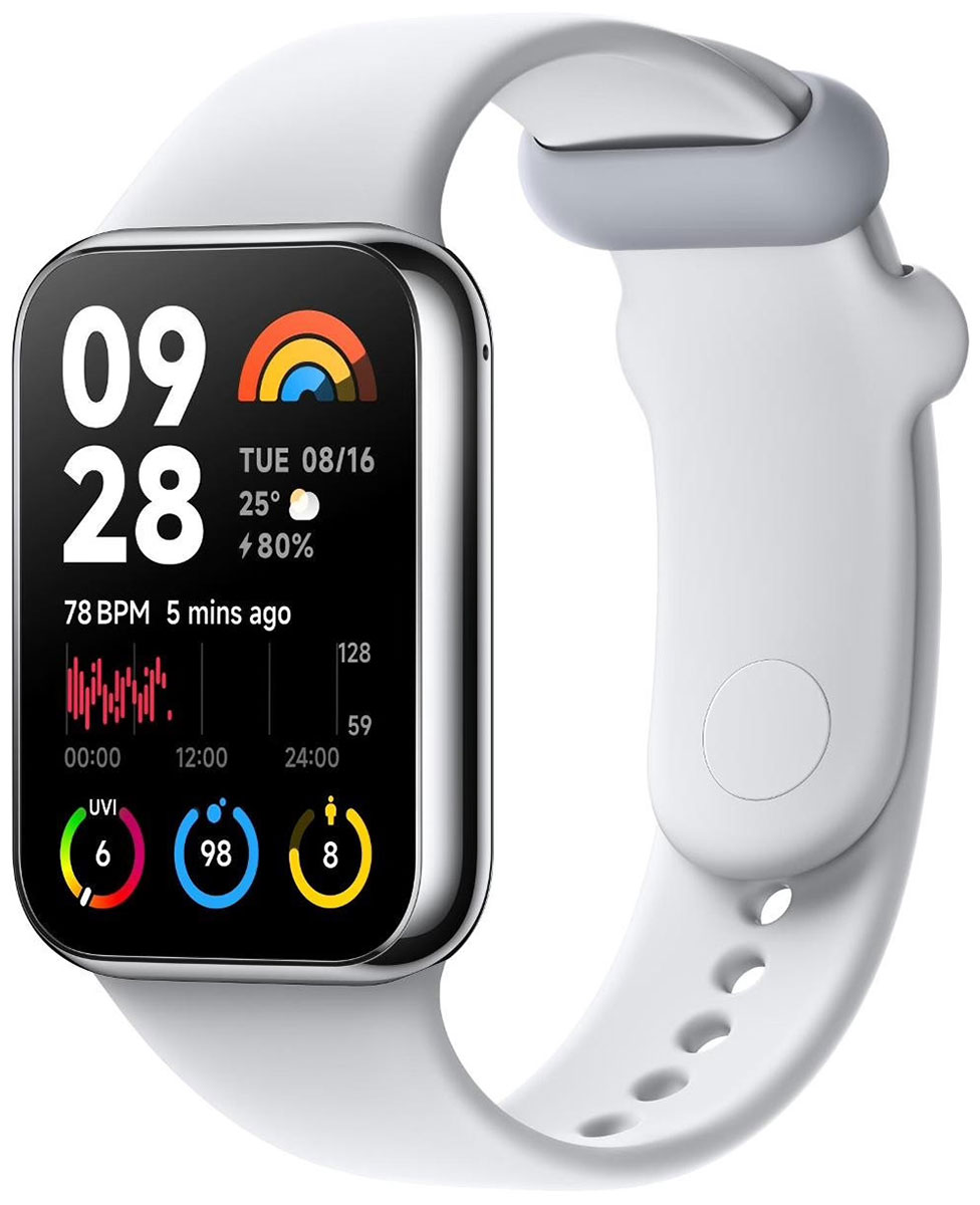Изображение товара Фитнес-браслет Xiaomi Smart Band 8 Pro Light Grey с AMOLED дисплеем и GPS