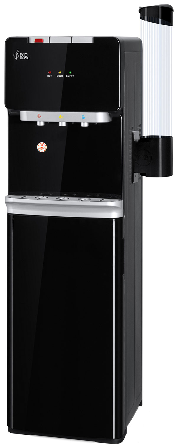 Изображение товара Кулер для воды Ecotronic K41-LXE black, с нижней загрузкой, напольный (ETK12645)