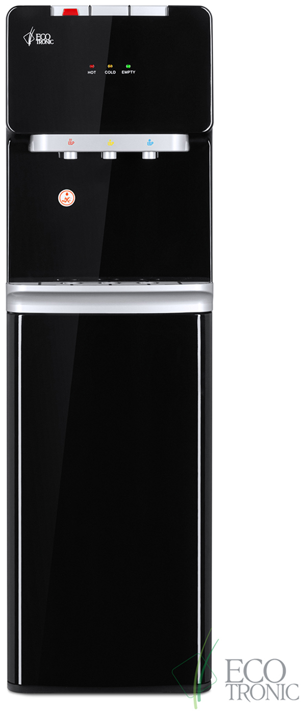 фото Кулер для воды ecotronic k41-lxe black, с нижней загрузкой, напольный (etk12645)