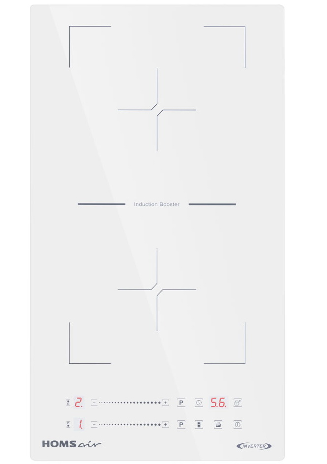 

Электрическая варочная панель Homsair HIC32SBG Inverter, Белый