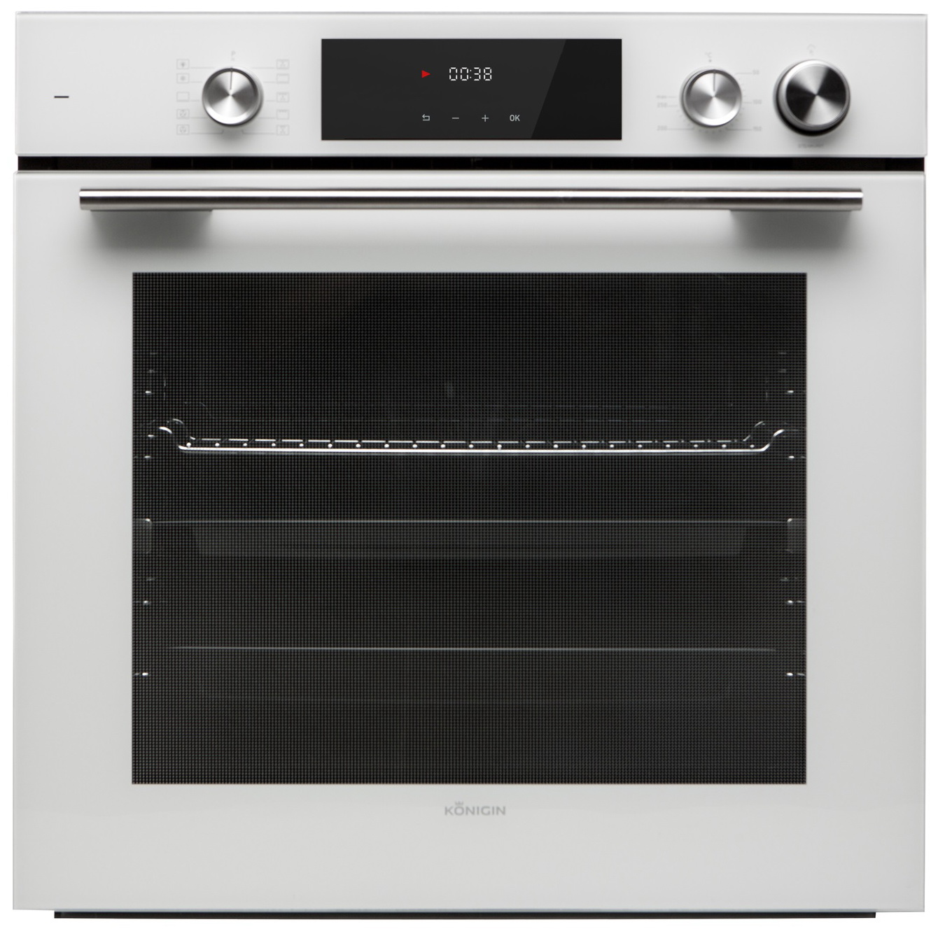 Изображение товара Электрический духовой шкаф Konigin Barberry 60 WH ES10 с паровой очисткой и 10 режимами