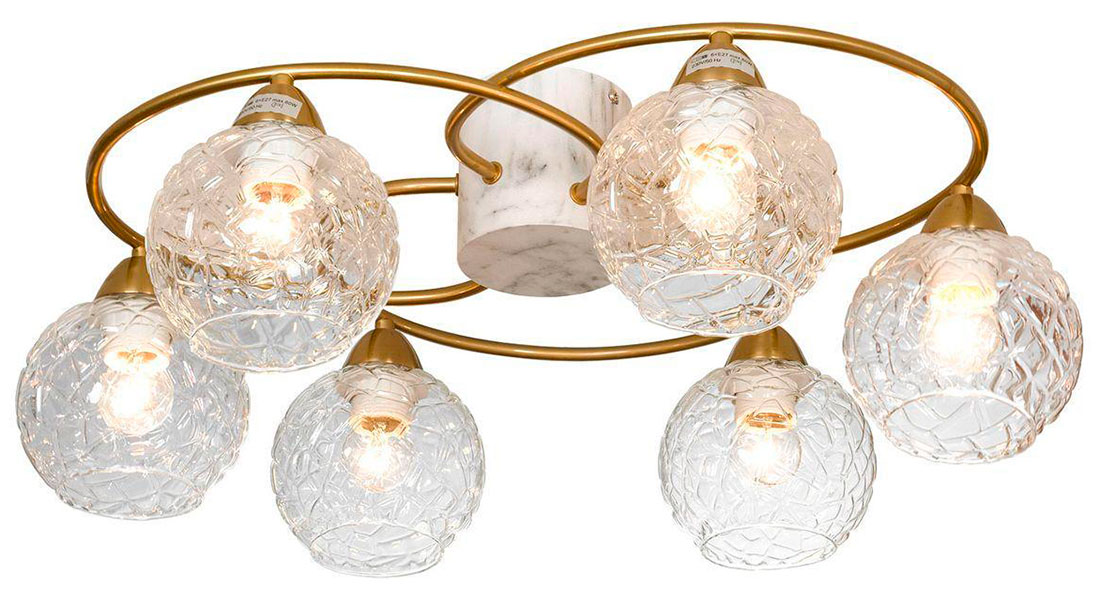 Изображение товара Люстра потолочная Lussole Lgo LSP-8418 современный дизайн 6 ламп IP21