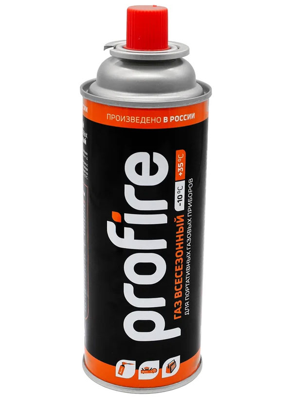 Изображение товара Баллон газовый Profire цанговый 220 гр. для портативных газовых приборов
