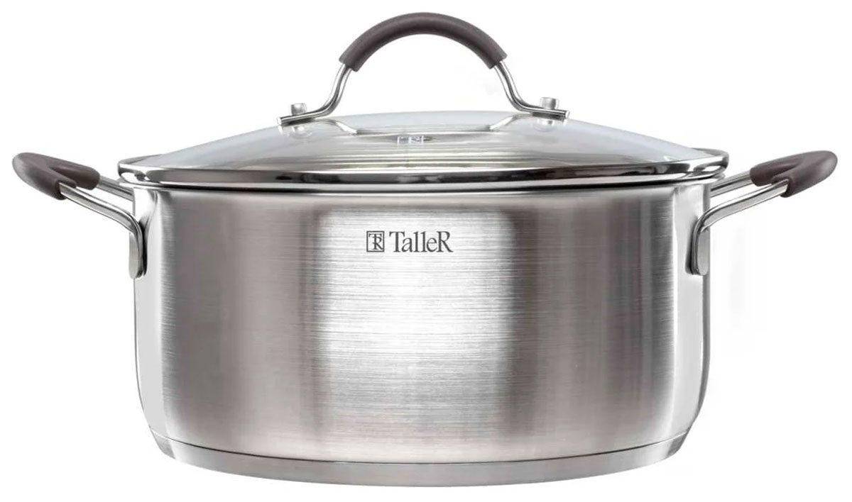 Кастрюля с крышкой TalleR Lira, 4.7 л, диаметр 24 см (TR-11024)