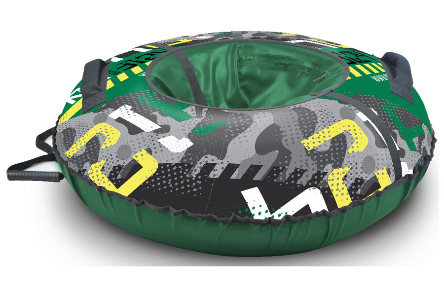 Изображение товара Тюбинг Ника принтованный (ТБ2К-85) коллаж зеленый