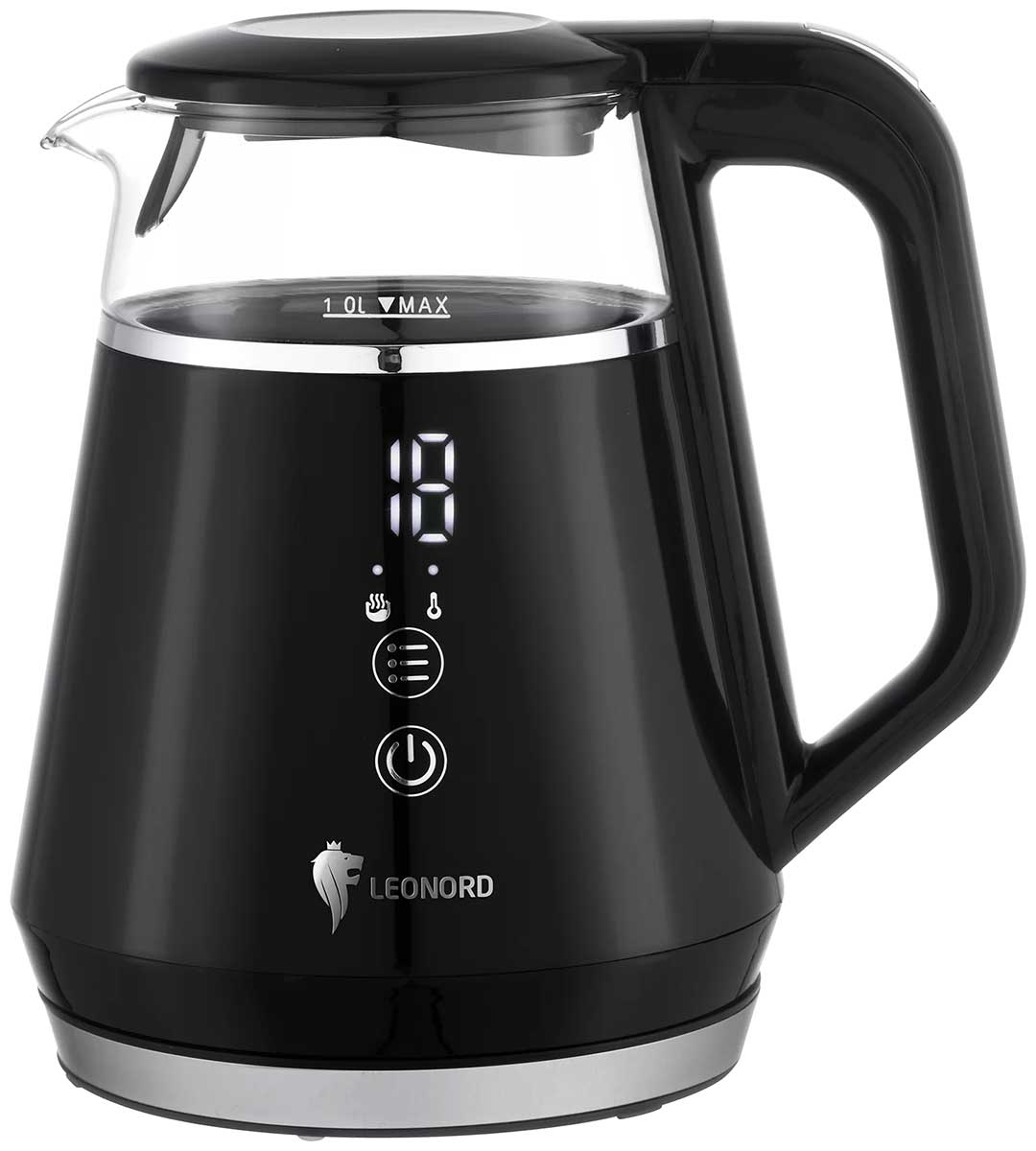 Изображение товара Чайник электрический Leonord LE-1534, 1 л, черный (107829)