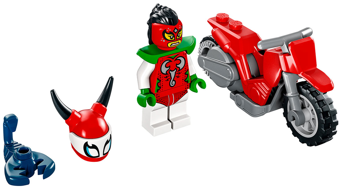 Изображение товара Конструктор Lego City, Трюковой мотоцикл Отчаянной Скорпионессы (60332)