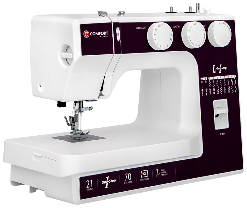 Изображение товара Швейная машина Comfort 3060 универсальная с 28 операциями для домашнего и профессионального шитья