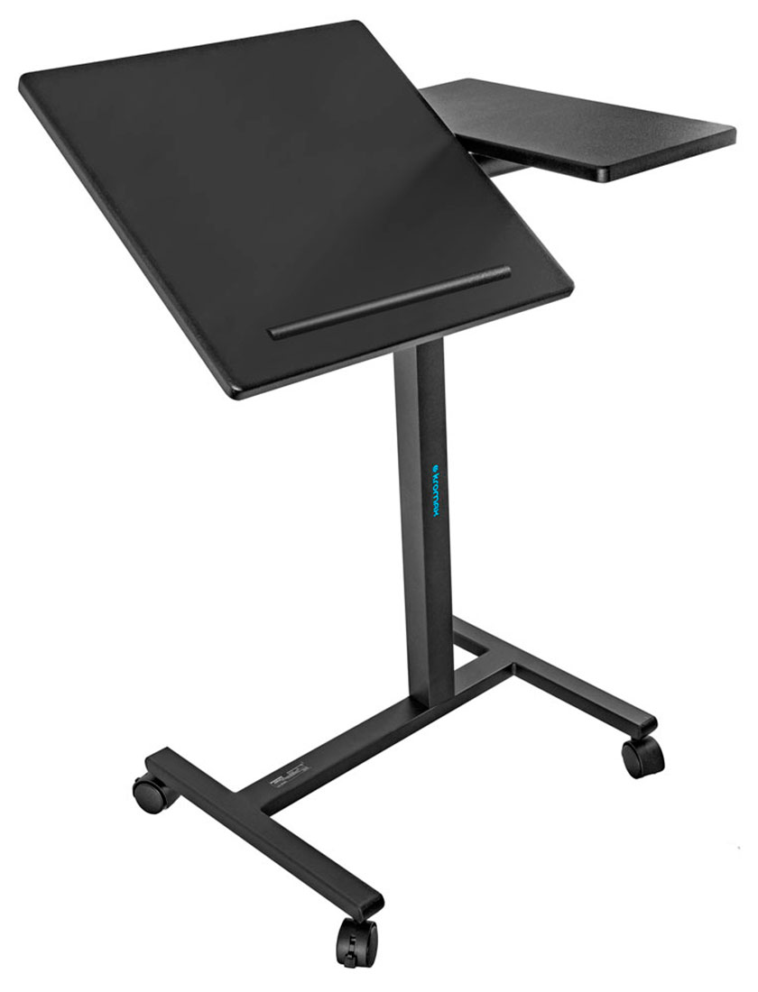 Изображение товара Стол-трансформер Kromax OMEGA-10 black, для ноутбука, проектора, на колесах