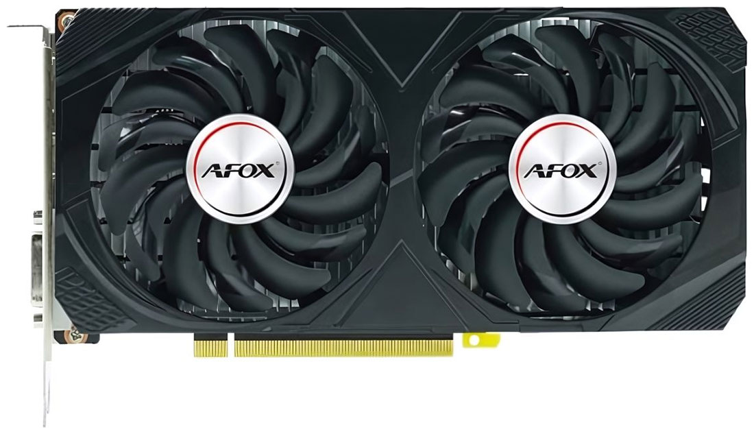 Изображение товара Видео карта Afox GeForce RTX 3050 6G с 2 вентиляторами для игр и профессиональной графики