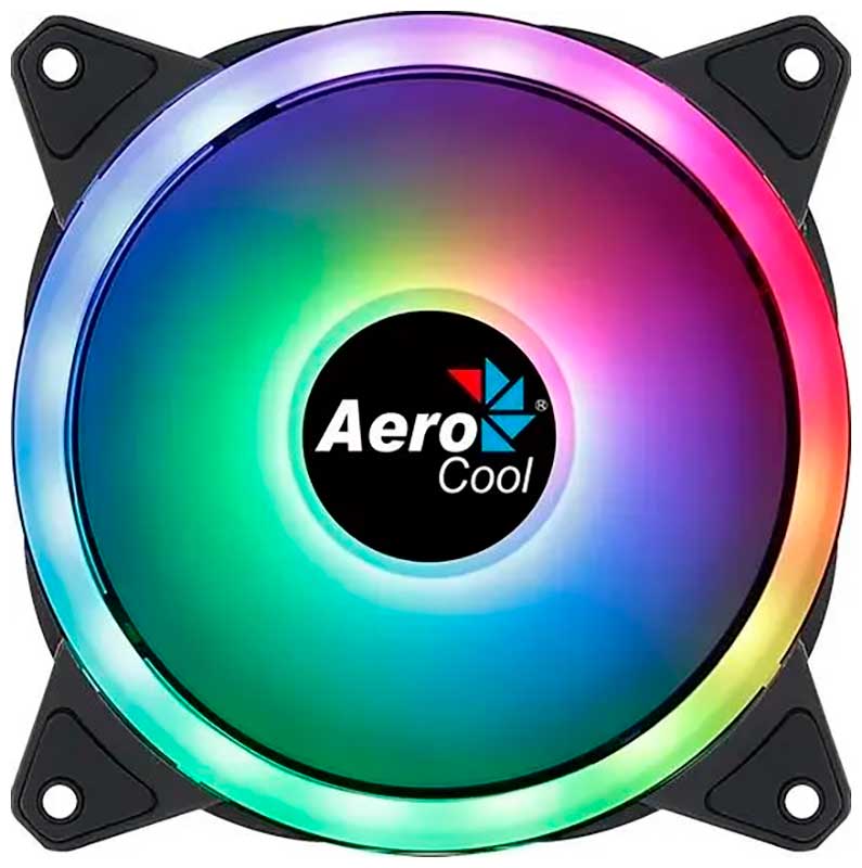 Изображение товара Вентилятор для корпуса Aerocool Duo 12 ARGB 120х120x25 черный (DUO 12 ARGB)