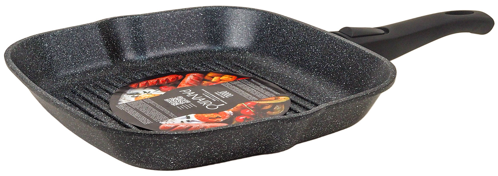 Изображение товара Сковорода-гриль со съемной ручкой Panairo Soverdo induction, 27х27см (Sov-GRIL-27-Srus-I)