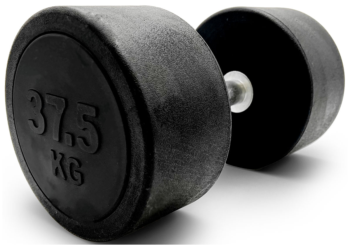 

Гантель Unix Fit, PRO, круглая, обрезиненная, 37,5 кг / шт. (DBRND37_5PBK), Черный