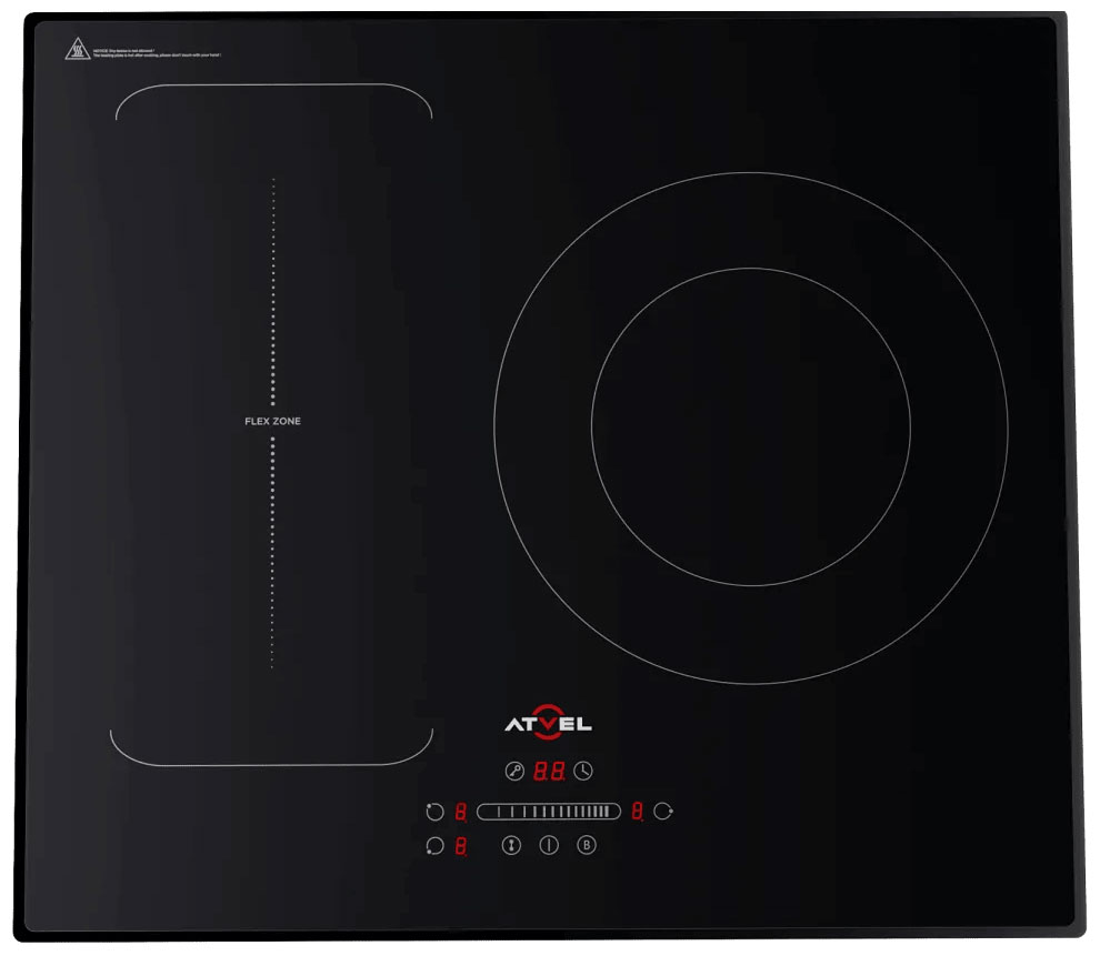 Изображение товара Электрическая индукционная варочная панель Atvel MasterTaste H3 Pro 3 конфорки