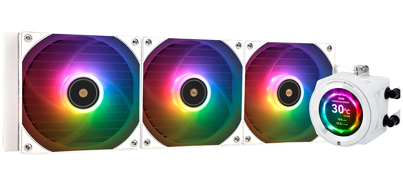 Изображение товара СЖО для процессоров Thermalright Core Vision 360 ARGB (C-VISION-360-WH-ARGB)