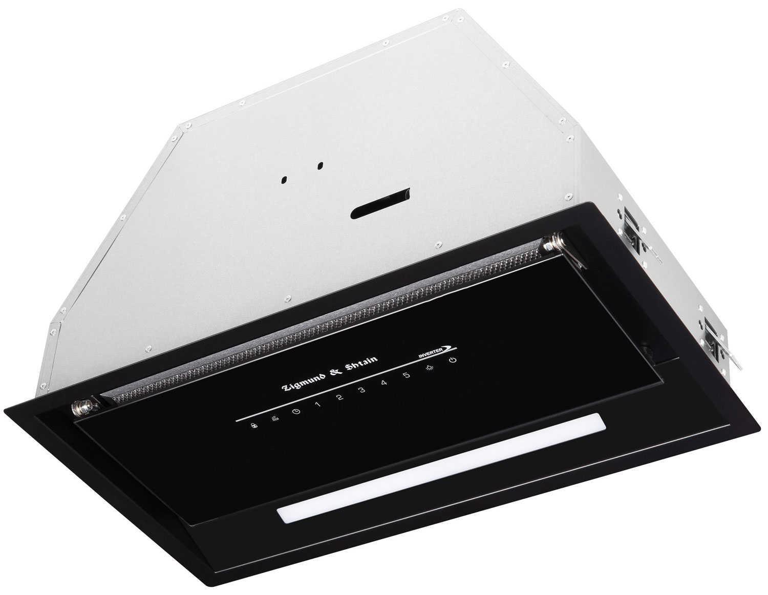 Изображение товара Вытяжка Zigmund & Shtain K 019.5 B встраиваемая для кухни черная 1050 м3/ч