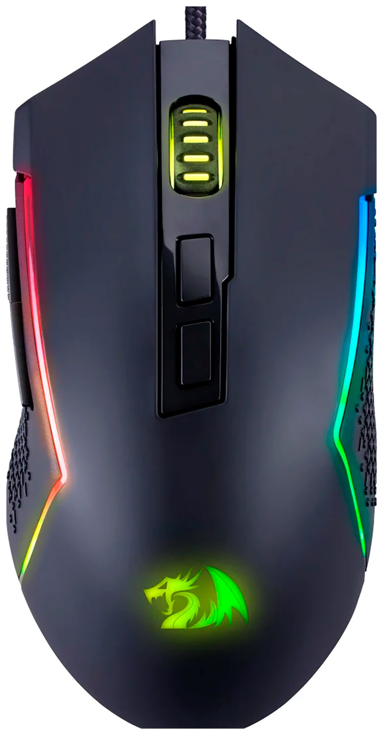 Проводная игровая мышь Redragon Trident Lite, черный, RGB7, кнопок, 8000dpi Проводная игровая мышь Redragon Trident Lite, черный, RGB7, кнопок, 8000dpi