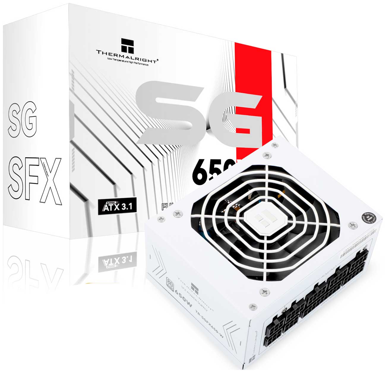 Изображение товара Блок питания Thermalright 650W Gold SFX 3.1 White (TR-SGFX 650W)