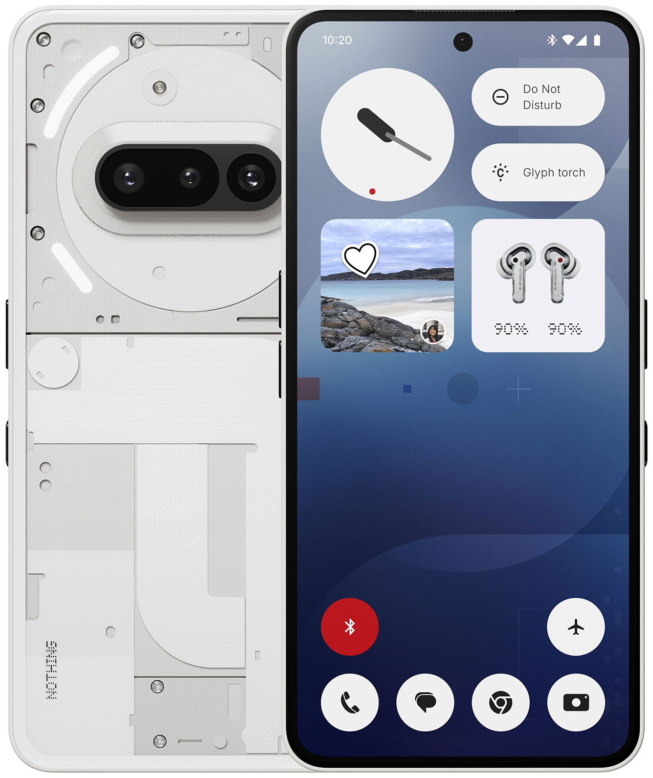 Изображение товара Смартфон Nothing phone 3a 8/128 (A10400149) WHITE