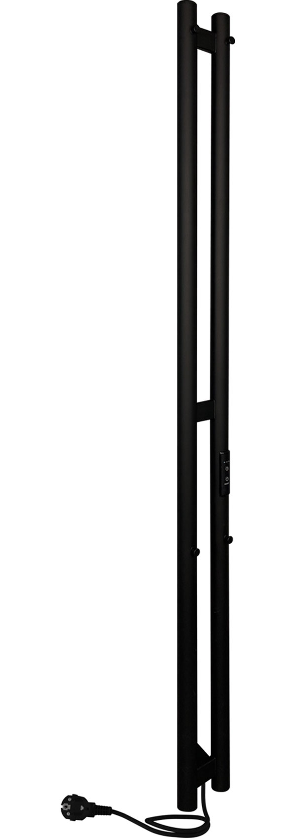 Изображение товара Электрический полотенцесушитель Indigo Style, без полки, черный муар (LSE120-10BRRt)