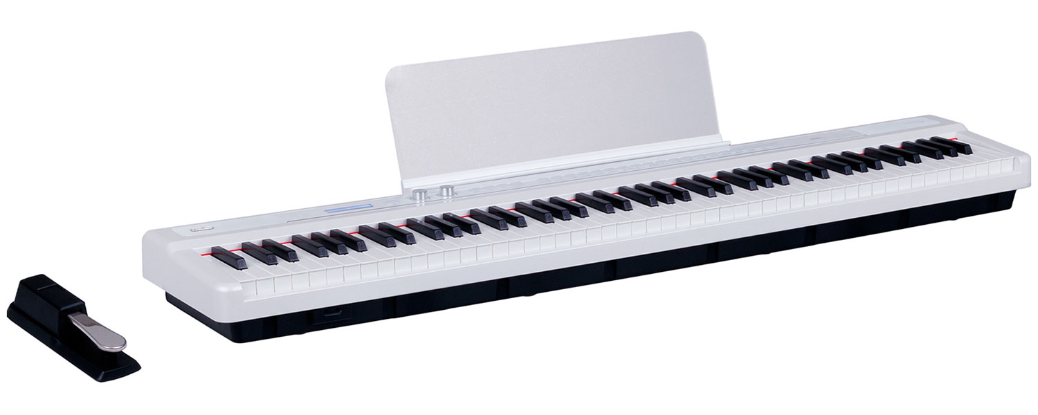 Изображение товара Цифровое пианино Tesler KB-8855 WHITE