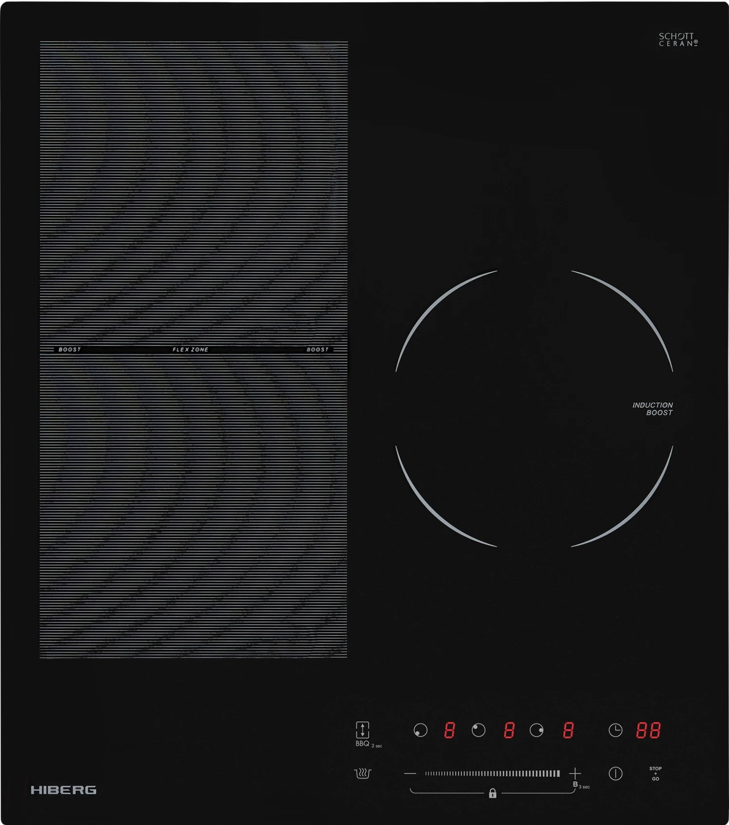 

Электрическая варочная панель Hiberg i-MS 4539 B, Черный