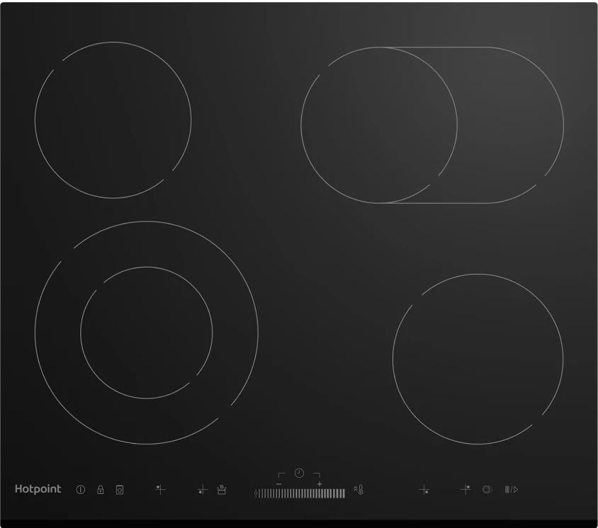 

Электрическая варочная панель Hotpoint HR 6T5 B S, Черный