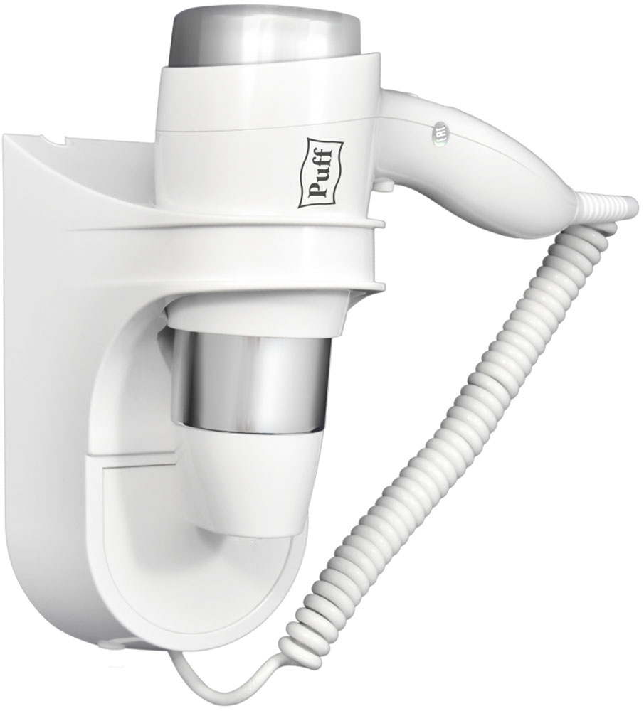 Изображение товара Фен для волос настенный Puff 1600 мощностью 1600 Вт