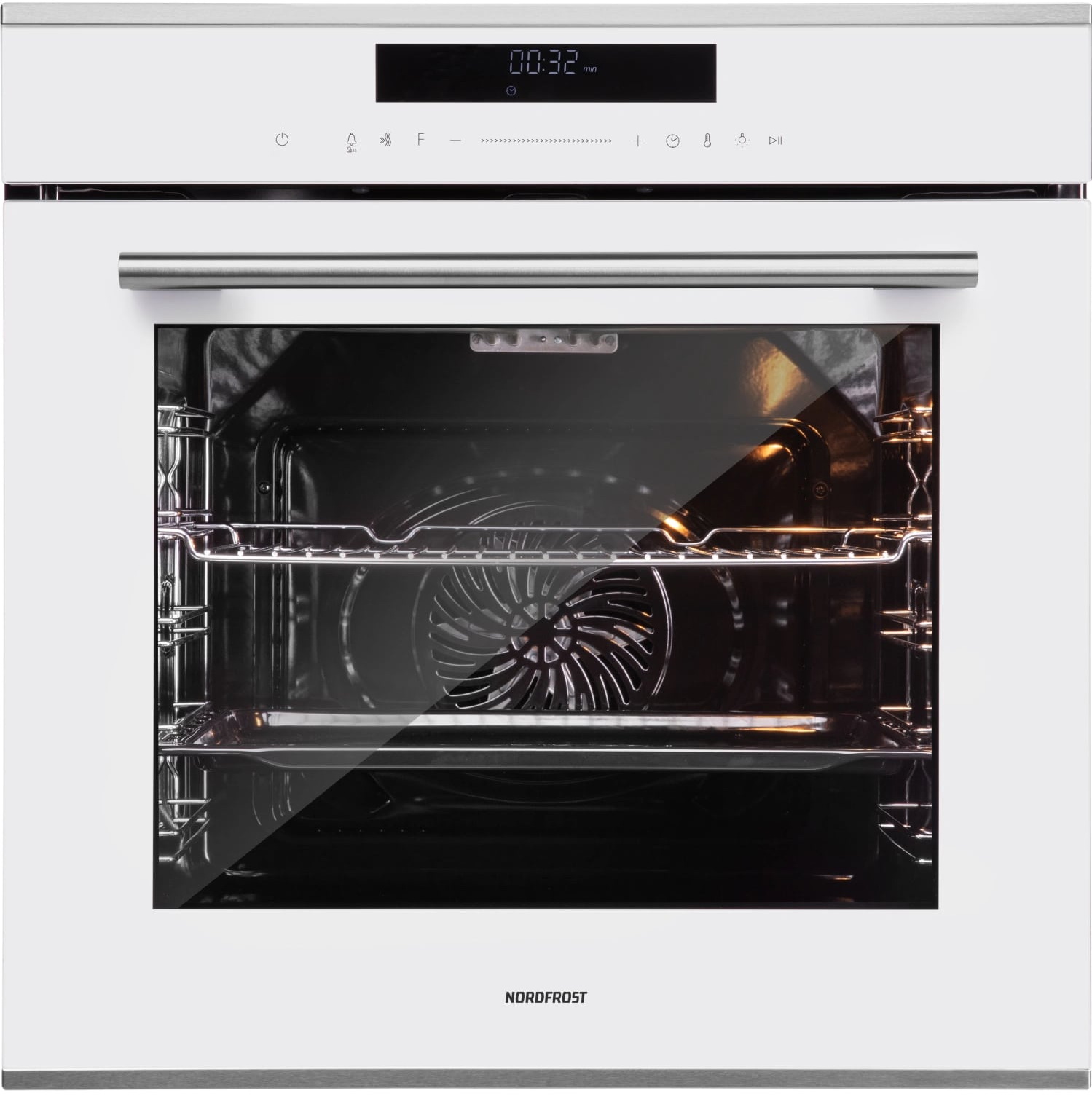 

Электрический духовой шкаф NordFrost HM 65130 W, Белый/нержавеющая сталь